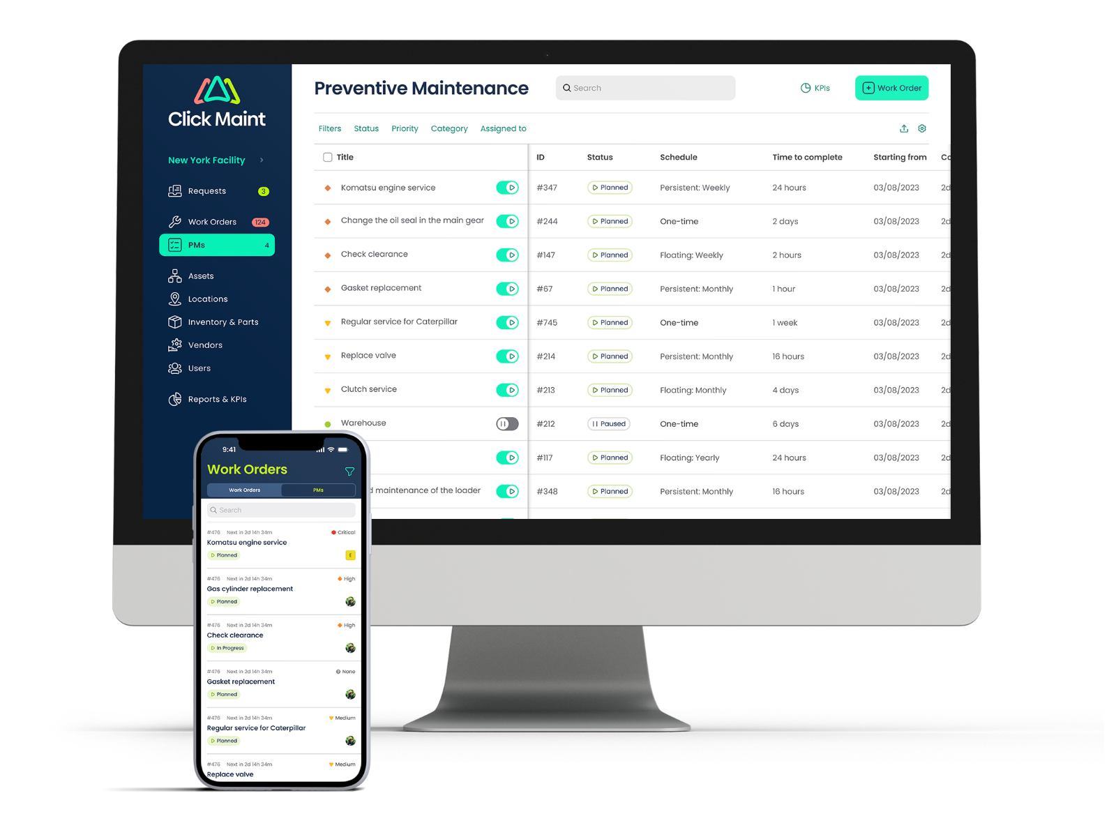 home background dashboard repreventatives