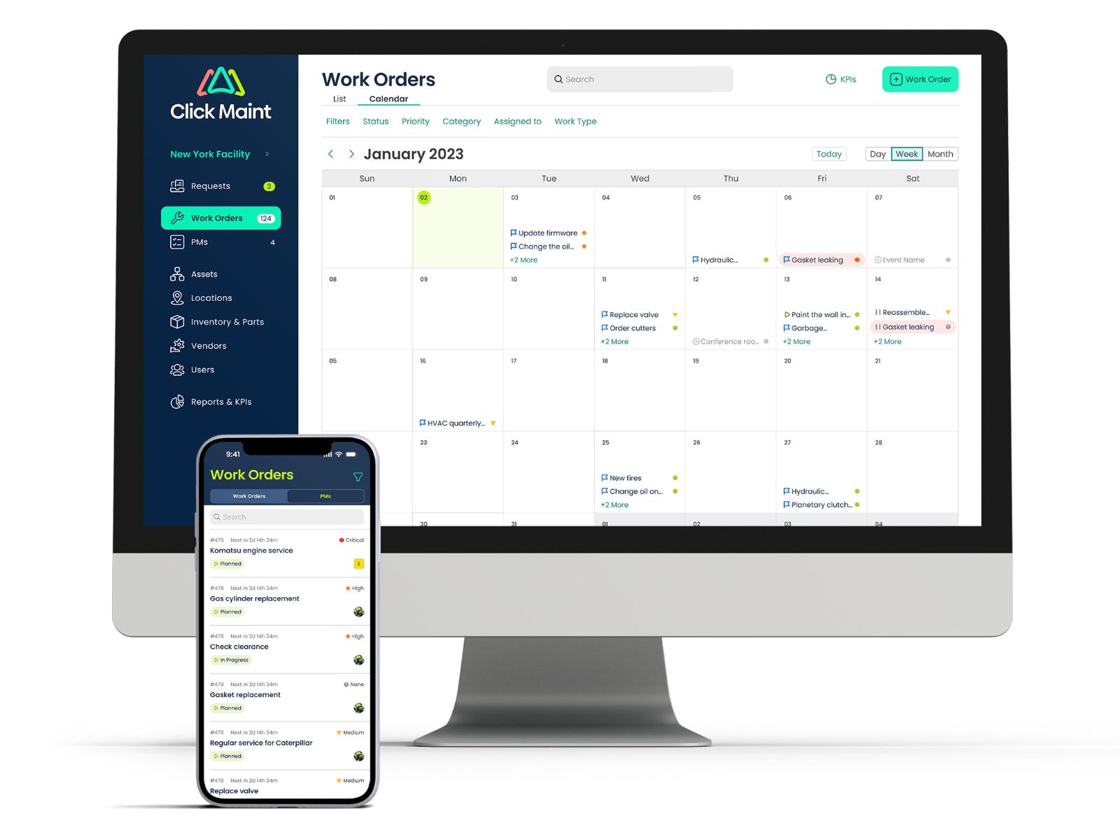 work orders dashboard